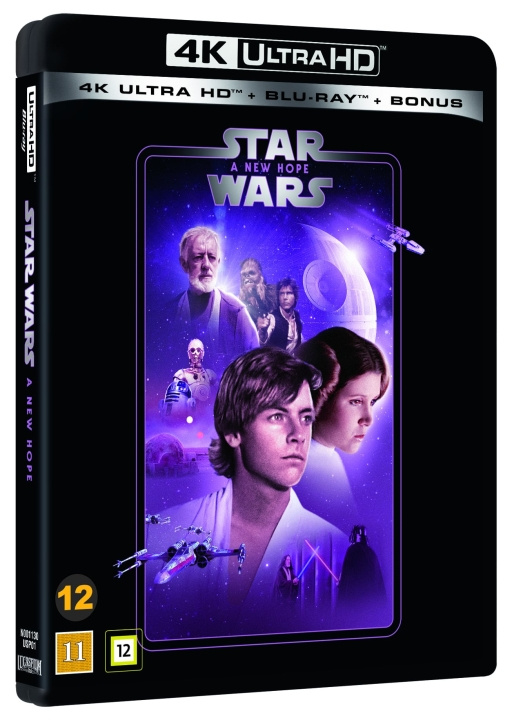 Star Wars : Episode 4 - A NEW HOPE - 3-disc (4K UHD + BD) (Blu-ray) in the group HOME ELECTRONICS / Audio & Picture / TV & Accessories / Movies / Blu-ray at TP E-commerce Nordic AB (D37844)