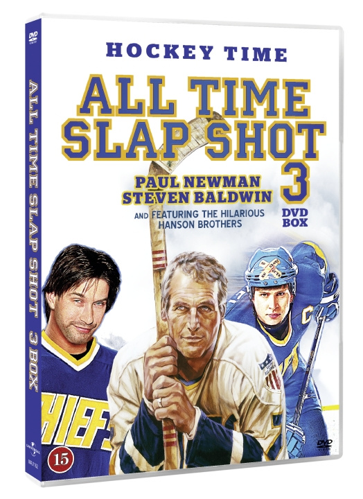SLAP SHOT - Hockey Time - ALL 3 MOVIES IN ONE BOX (LIMITED EDITION) (DVD) in the group HOME ELECTRONICS / Audio & Picture / TV & Accessories / Movies / DVD at TP E-commerce Nordic AB (D37890)