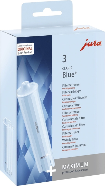 Jura CLARIS Blue+ (set of 3) in the group HOME, HOUSEHOLD & GARDEN / Household appliances / Coffee makers and accessories at TP E-commerce Nordic AB (D38257)