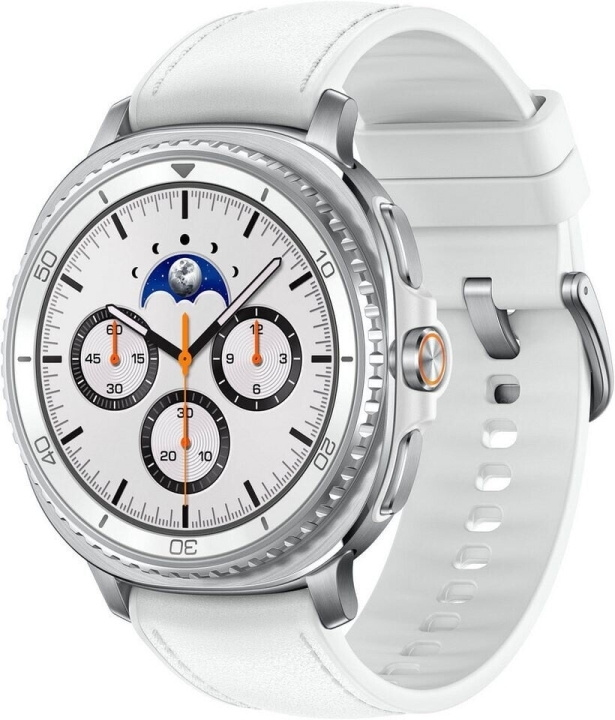 Samsung Galaxy Watch8 Classic 46mm Bluetooth White in the group Sport, leisure & Hobby / Smartwatch & Activity trackers / Smartwatches at TP E-commerce Nordic AB (D38282)