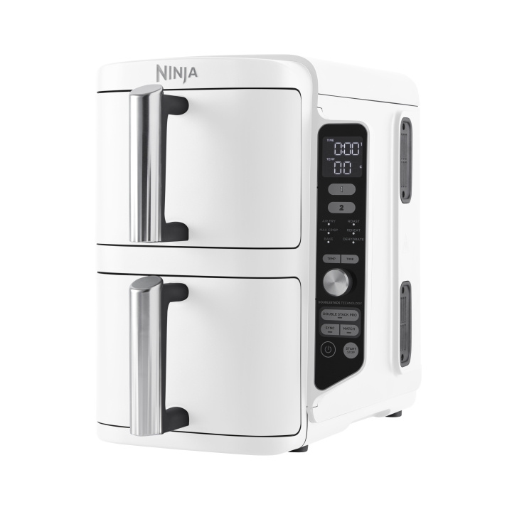 Ninja Double Stack XL - SL400EUWH – Dual-Drawer 9.5 L Air Fryer with SYNC & MATCH in the group HOME, HOUSEHOLD & GARDEN / Household appliances / Airfryers & Fryers at TP E-commerce Nordic AB (D38298)