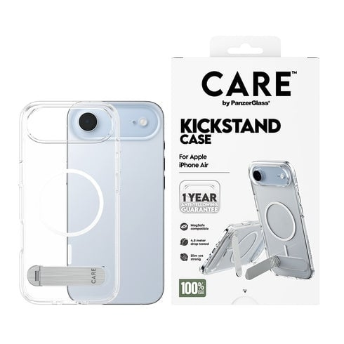 PanzerGlass - CARE Feature Case Transparent w. Kickstand & MagSafe - iPhone Air in the group SMARTPHONE & TABLETS / Phone cases / Apple / iPhone Air at TP E-commerce Nordic AB (D38332)