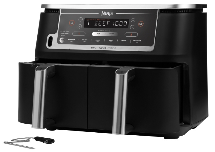 Ninja Foodi Max Dual Zone AF451EU – Smart Cook System Air Fryer - 9.5 L in the group HOME, HOUSEHOLD & GARDEN / Household appliances / Airfryers & Fryers at TP E-commerce Nordic AB (D38370)