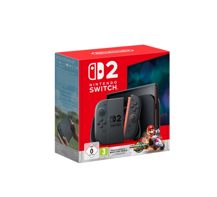 Nintendo Switch 2 + Mario Kart World bundle (Download code) in the group HOME ELECTRONICS / Game consoles & Accessories / Nintendo Switch 2 at TP E-commerce Nordic AB (D38402)