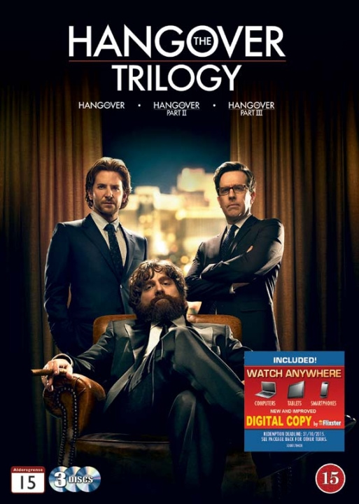 Hangover Trilogy, The - DVD in the group HOME ELECTRONICS / Audio & Picture / TV & Accessories / Movies / DVD at TP E-commerce Nordic AB (D38455)