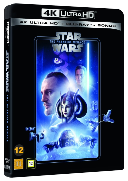 Star Wars : Episode 1 - PHANTOM MENACE 3-disc (4K UHD + BD) in the group HOME ELECTRONICS / Audio & Picture / TV & Accessories / Movies / Blu-ray at TP E-commerce Nordic AB (D38486)