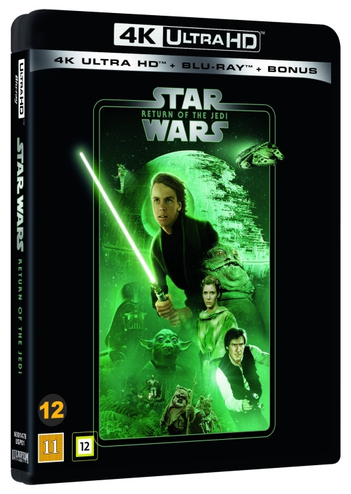 Star Wars : Episode 6 - RETURN OF THE JEDI - 3-disc (4K UHD + BD) in the group HOME ELECTRONICS / Audio & Picture / TV & Accessories / Movies / Blu-ray at TP E-commerce Nordic AB (D38489)