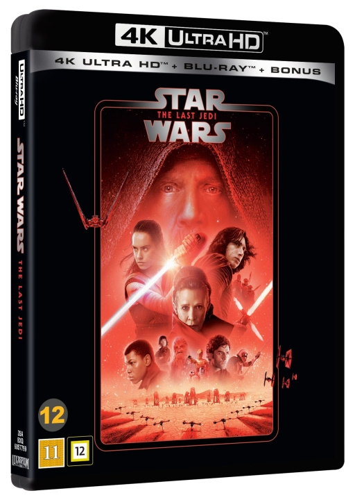 Star Wars : Episode 8 - LAST JEDI - 3-disc (4K UHD + BD) in the group HOME ELECTRONICS / Audio & Picture / TV & Accessories / Movies / Blu-ray at TP E-commerce Nordic AB (D38493)