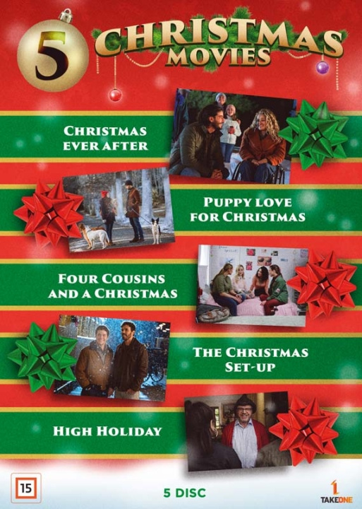 5 CHRISTMAS MOVIES - (5 DVD BOX SET OF ROMANTIC CHRISTMAS MOVIES) in the group HOME ELECTRONICS / Audio & Picture / TV & Accessories / Movies / DVD at TP E-commerce Nordic AB (D38523)