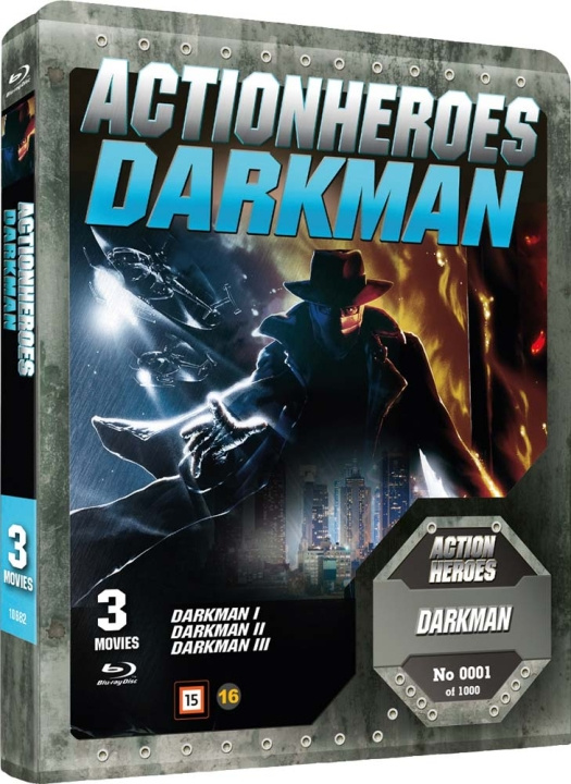 Darkman Trilogy: Action Heroes (Steelbook) (Blu-ray) Liam Neeson in the group HOME ELECTRONICS / Audio & Picture / TV & Accessories / Movies / Blu-ray at TP E-commerce Nordic AB (D38548)