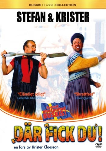Stefan & Krister / Där fick du! (DVD) in the group HOME ELECTRONICS / Audio & Picture / TV & Accessories / Movies / DVD at TP E-commerce Nordic AB (D38841)