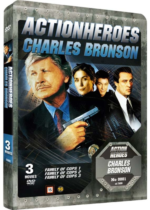 Charles Bronson: Family of Cops Trilogy (Steelbook) (DVD) in the group HOME ELECTRONICS / Audio & Picture / TV & Accessories / Movies / DVD at TP E-commerce Nordic AB (D38890)