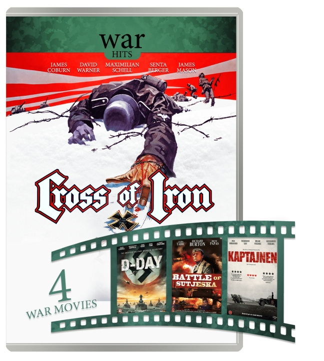 WAR MOVIE HITS - (4 DVD BOX SET) in the group HOME ELECTRONICS / Audio & Picture / TV & Accessories / Movies / DVD at TP E-commerce Nordic AB (D38925)