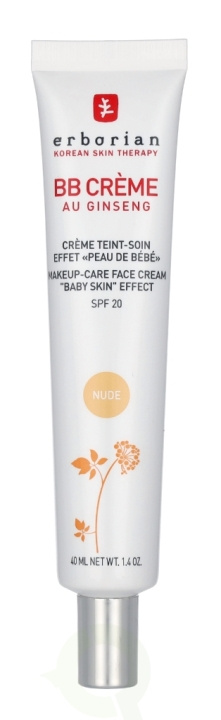 Erborian BB Cream Au Ginseng 5-In-1 Baby Skin Effect SPF20 40 ml Nude in the group BEAUTY & HEALTH / Skin care / Tanning / Sunscreen at TP E-commerce Nordic AB (D39495)