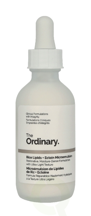 The Ordinary Rice Lipids + Ectoin Microemulsion Moisturizer 60 ml in the group BEAUTY & HEALTH / Skin care / Face / Skin serum at TP E-commerce Nordic AB (D39509)