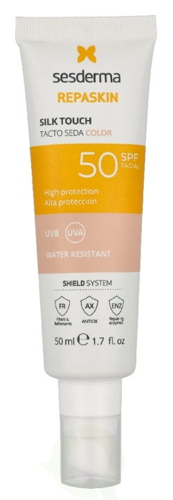 Sesderma Repaskin Silk Touch Tinted Sunscreen SPF50 50 ml in the group BEAUTY & HEALTH / Skin care / Tanning / Sunscreen at TP E-commerce Nordic AB (D39510)