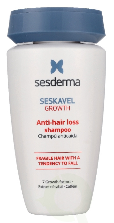 Sesderma Seskavel Anti-Hair Loss Shampoo 250 ml in the group BEAUTY & HEALTH / Hair & Styling / Hair care / Schampoo at TP E-commerce Nordic AB (D39511)