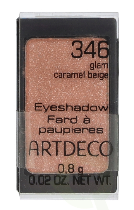 Artdeco Glamour Shimmer Eyeshadow 0.8 g #346 Glam Caramel Beige in the group BEAUTY & HEALTH / Makeup / Eyes & Eyebrows / Eye shadows at TP E-commerce Nordic AB (D39533)