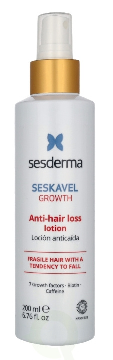 Sesderma Seskavel Growth Anti-Hair Loss Lotion 200 ml in the group BEAUTY & HEALTH / Hair & Styling / Hair care at TP E-commerce Nordic AB (D39554)