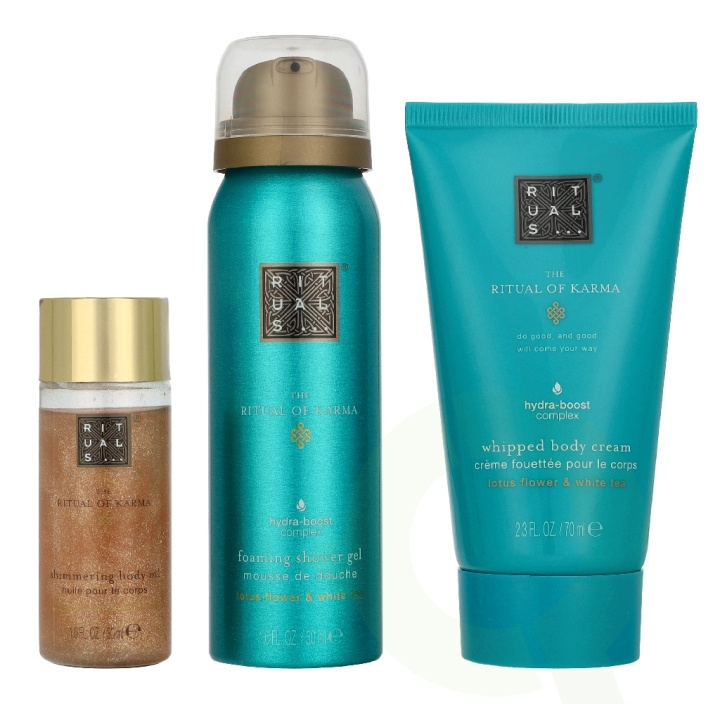 Rituals Karma Easter Bunny Edition Giftset 150 ml Shower Mousse 50ml/Shimmering Oil 30ml/Whipped Cream 70ml in the group BEAUTY & HEALTH / Gift sets / Gift sets for her at TP E-commerce Nordic AB (D39612)