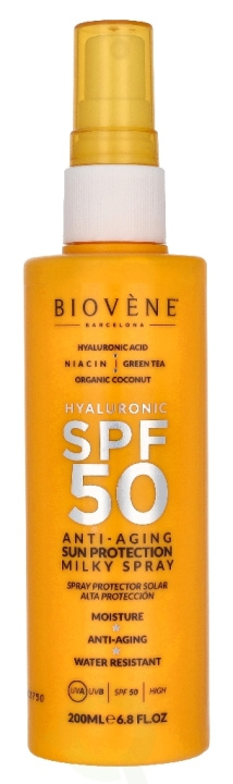 Biovene Hyaluronic SPF50 Anti-Aging Sun Protection Spray 200 ml in the group BEAUTY & HEALTH / Skin care / Tanning / Sunscreen at TP E-commerce Nordic AB (D39624)