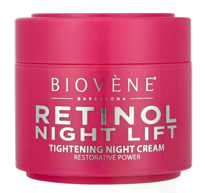 Biovene Retinol Night Lift Night Cream 50 ml Organic Strawberry in the group BEAUTY & HEALTH / Skin care / Face / Night cream at TP E-commerce Nordic AB (D39651)