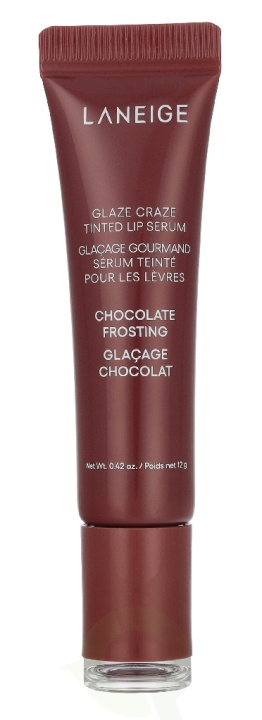 Laneige Glaze Craze Tinted Lip Serum 12 g Chocolate Frosting in the group BEAUTY & HEALTH / Makeup / Lips / Lip balm at TP E-commerce Nordic AB (D39660)