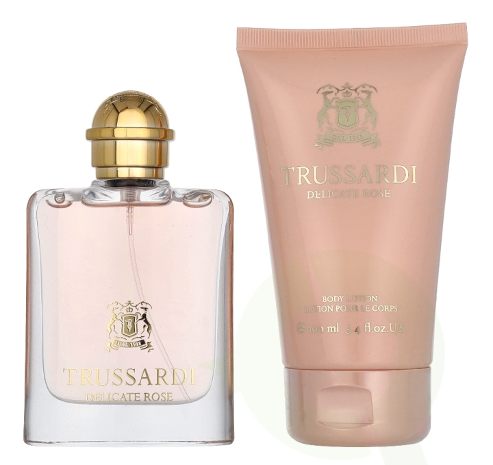 Trussardi Delicate Rose Urban Giftset 150 ml Edt Spray 50ml/Body Lotion 100ml in the group BEAUTY & HEALTH / Fragrance & Perfume / Perfumes / Perfume for her at TP E-commerce Nordic AB (D39688)