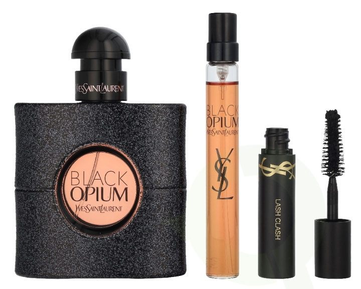 Yves Saint Laurent YSL Black Opium Giftset 62 ml Edp Spray 50ml/Edp Spray 10ml/Lash Clash Volume Mascara 2ml in the group BEAUTY & HEALTH / Gift sets / Gift sets for her at TP E-commerce Nordic AB (D39707)