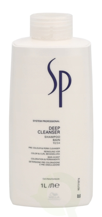 Wella SP - Deep Cleanser Shampoo 1000 ml Pre Colour & Perm Cleanser in the group BEAUTY & HEALTH / Hair & Styling / Hair care / Schampoo at TP E-commerce Nordic AB (D39709)