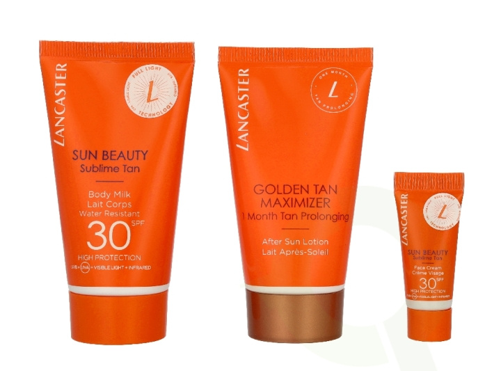 Lancaster My Sun Routine Set 103 ml Body Cream 50ml/After Sun Tan 50ml/Face Cream 3ml in the group BEAUTY & HEALTH / Skin care / Tanning / Sunscreen at TP E-commerce Nordic AB (D39716)