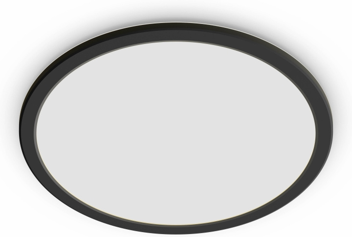 Philips Philips, round, black, 1300 lm, 2700K The in the group HOME ELECTRONICS / Lighting / Ceiling lights at TP E-commerce Nordic AB (D39799)