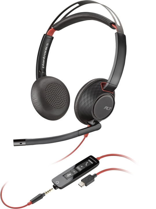 poly poly5220 USB-C Stereo Headset The in the group COMPUTERS & PERIPHERALS / Computer accessories / Headset at TP E-commerce Nordic AB (D39913)