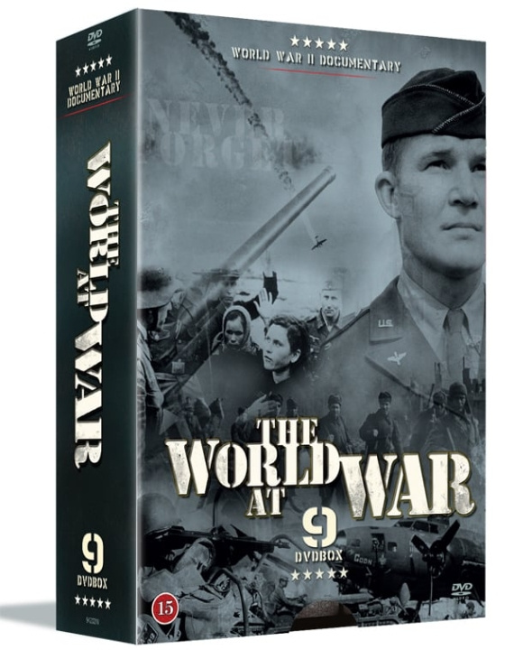 SMD Verden i Krig (Dokumentar om 2. Verdenskrig) (9-disc) WORLD AT WAR (9 DVD BOX SET) in the group HOME ELECTRONICS / Audio & Picture / TV & Accessories / Movies / DVD at TP E-commerce Nordic AB (D40028)