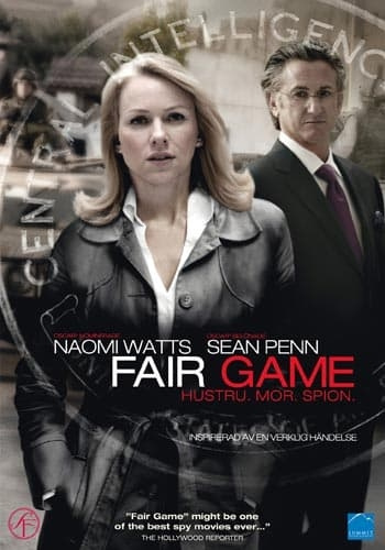 Fair Game (Naomi Watts and Sean Penn) (DVD) in the group HOME ELECTRONICS / Audio & Picture / TV & Accessories / Movies / DVD at TP E-commerce Nordic AB (D40056)