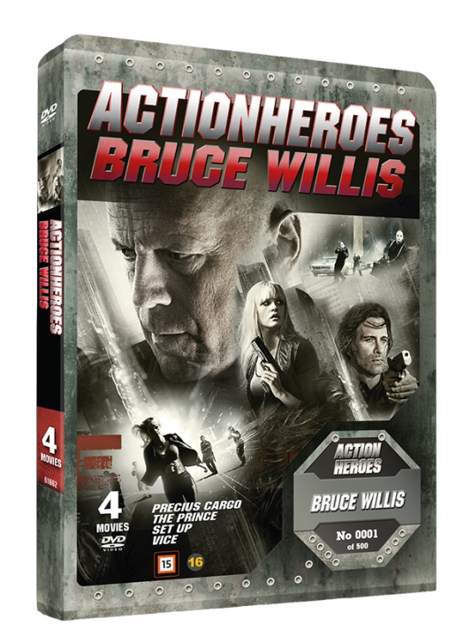 Bruce Willis: Action Heroes (Steelbook) (DVD) in the group HOME ELECTRONICS / Audio & Picture / TV & Accessories / Movies / DVD at TP E-commerce Nordic AB (D40061)