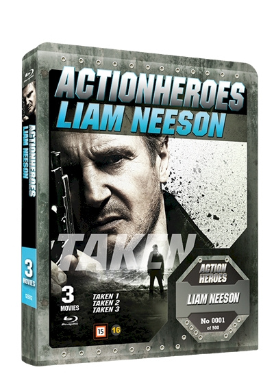 Liam Neeson - Action Heroes Steelbook - Blu-Ray - Ltd. Collectors Edition in the group HOME ELECTRONICS / Audio & Picture / TV & Accessories / Movies / Blu-ray at TP E-commerce Nordic AB (D40114)