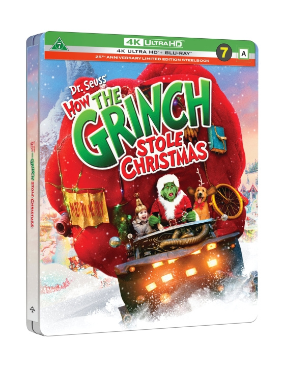 How The Grinch Stole The Christmas - Steelbook (Blu-ray) in the group HOME ELECTRONICS / Audio & Picture / TV & Accessories / Movies / Blu-ray at TP E-commerce Nordic AB (D40151)