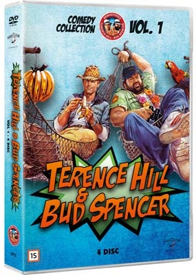 BUD SPENCER & TERENCE HILL COMEDY COLLECTION (4 DVD BOXSET) TRINITY in the group HOME ELECTRONICS / Audio & Picture / TV & Accessories / Movies / DVD at TP E-commerce Nordic AB (D40223)