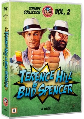BUD SPENCER & TERENCE HILL COMEDY COLLECTION (4 DVD BOXSET) TRINITY in the group HOME ELECTRONICS / Audio & Picture / TV & Accessories / Movies / DVD at TP E-commerce Nordic AB (D40224)