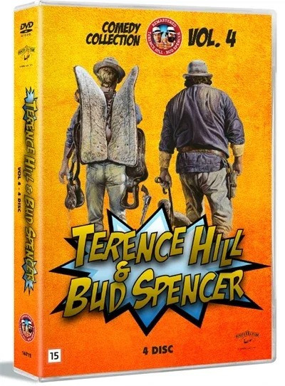 BUD SPENCER & TERENCE HILL COMEDY COLLECTION (4 DVD BOXSET) TRINITY in the group HOME ELECTRONICS / Audio & Picture / TV & Accessories / Movies / DVD at TP E-commerce Nordic AB (D40226)