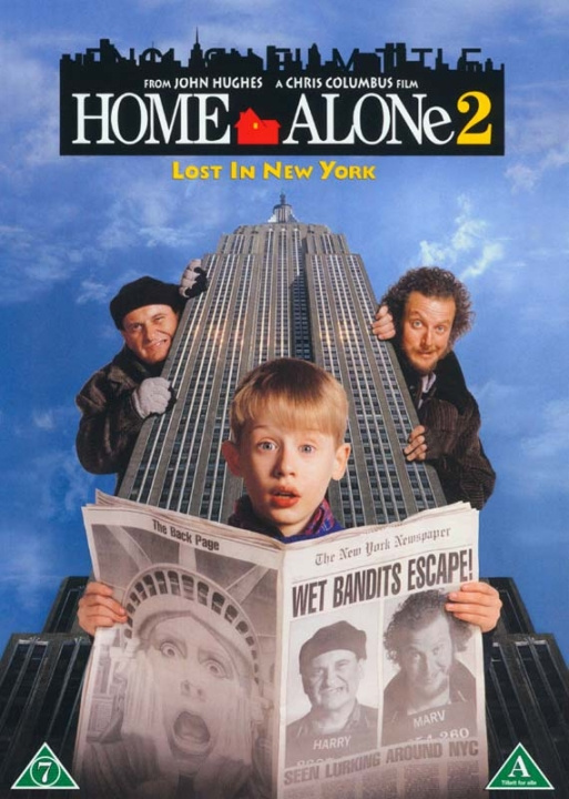 Home Alone 2: Lost in New York - Alene Hjemme 2 (DVD) in the group HOME ELECTRONICS / Audio & Picture / TV & Accessories / Movies / DVD at TP E-commerce Nordic AB (D40335)