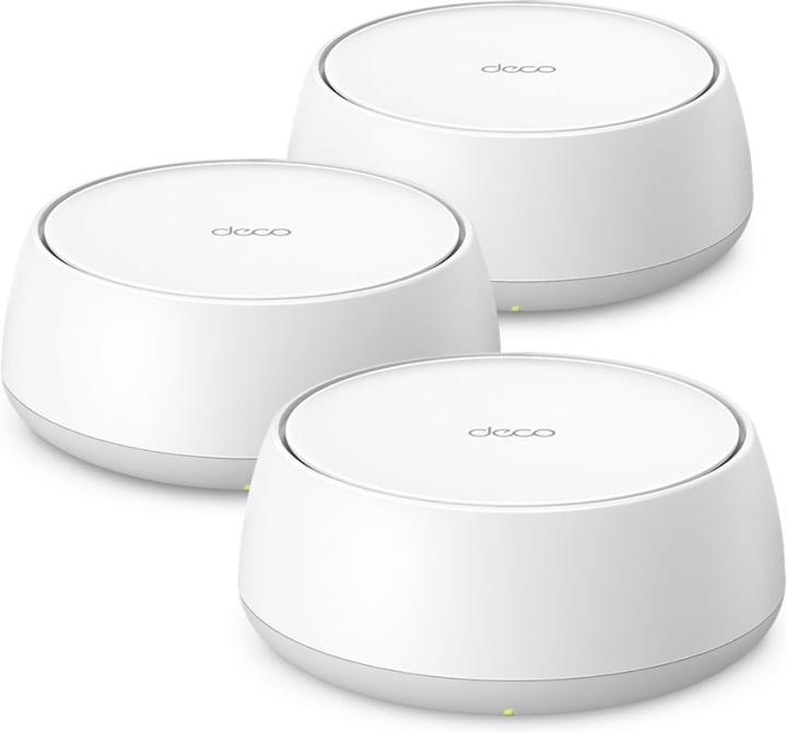 TP-Link Deco BE25 Dual-Band WiFi 7 Mesh System, 3-pack in the group COMPUTERS & PERIPHERALS / Network / Mesh Network at TP E-commerce Nordic AB (D40422)
