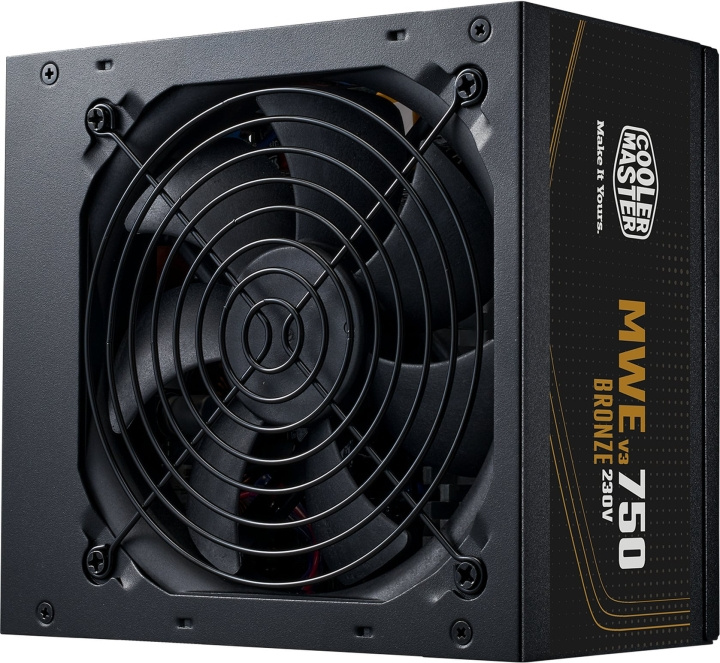 Cooler Master MWE Bronze V3 3.1 ATX Power Supply, 750 W in the group COMPUTERS & PERIPHERALS / Computer components / Power supply/PSU at TP E-commerce Nordic AB (D40471)