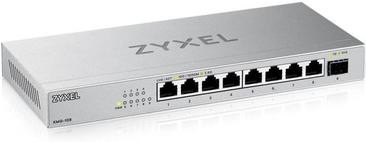 ZyXEL XMG-108 2.5G 8-Port Switch in the group COMPUTERS & PERIPHERALS / Network / Switches at TP E-commerce Nordic AB (D40474)