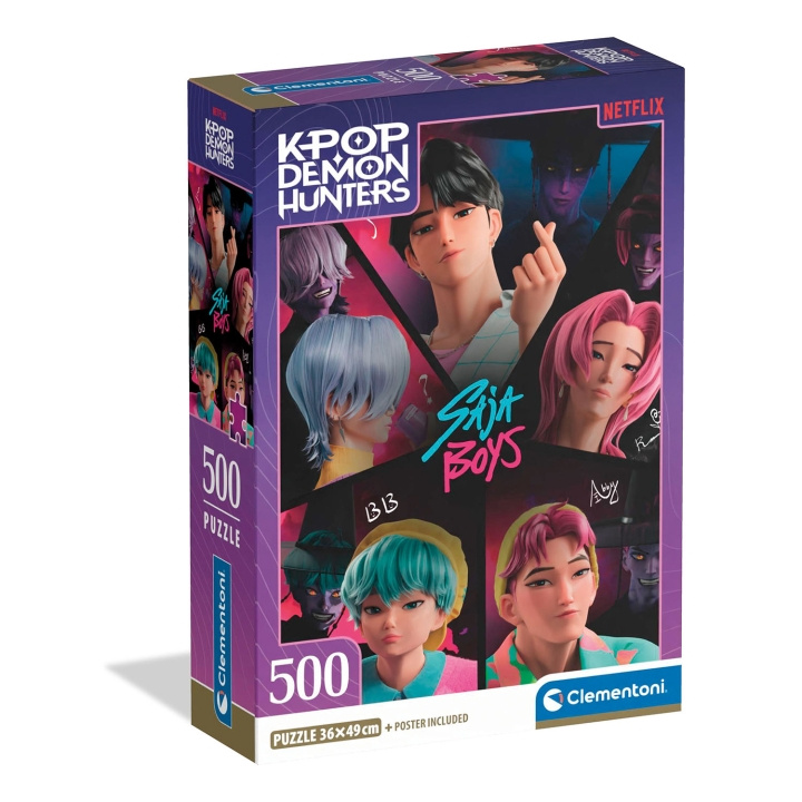 KPop Demon Hunters Puzzle 500 Pcs KPOP Demon Hunters in the group Sport, leisure & Hobby / Hobby / Puzzle at TP E-commerce Nordic AB (D40542)