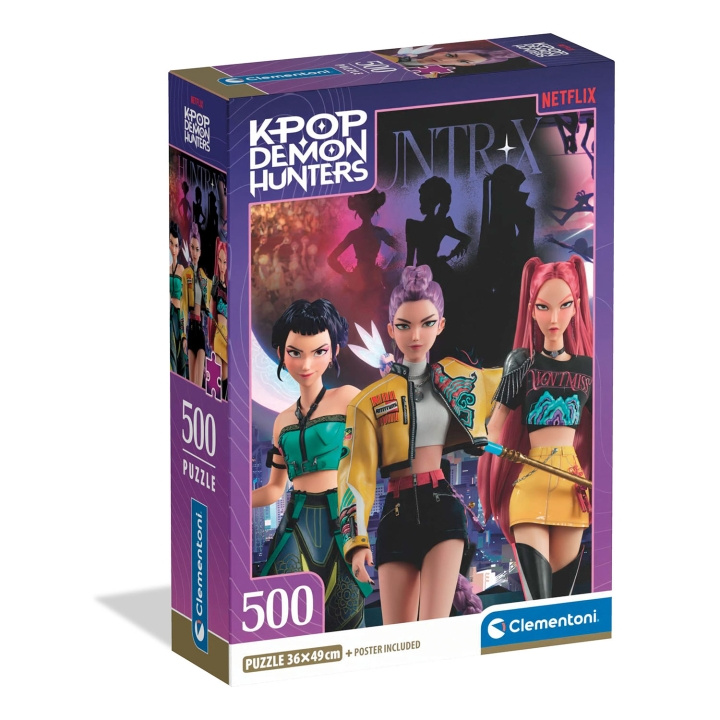 KPop Demon Hunters Puzzle 500 Pcs KPOP Demon Hunters (2) in the group Sport, leisure & Hobby / Hobby / Puzzle at TP E-commerce Nordic AB (D40543)