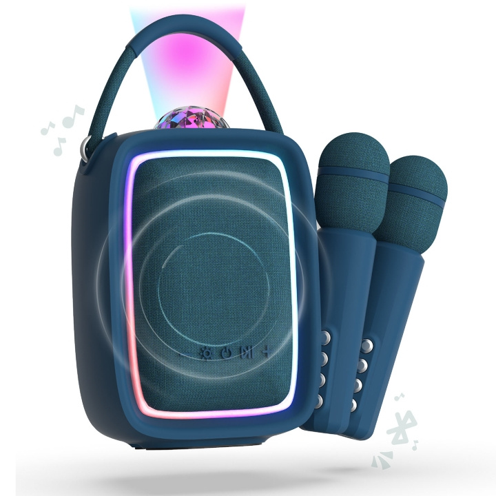 Mobility On Board Speaker/Karaoke Kit Singy Party Dark Blue in the group HOME ELECTRONICS / Audio & Picture / Speakers & accessories / Bluetooth Speakers at TP E-commerce Nordic AB (D40590)