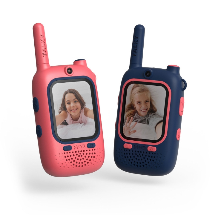 Mobility On Board Walkie Talkie Video Talky Cutie Blue and Pink in the group Sport, leisure & Hobby / Outdoor recreation / Walkie-talkies at TP E-commerce Nordic AB (D40591)
