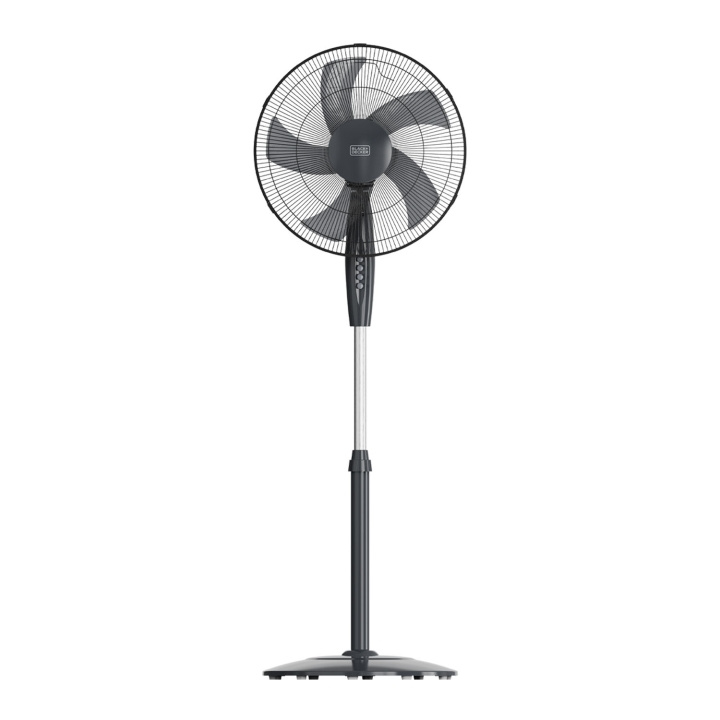 BLACK+DECKER Pedestal Fan 40cm 45W Black in the group HOME, HOUSEHOLD & GARDEN / Fans & Climate products / Fan heaters at TP E-commerce Nordic AB (D40602)